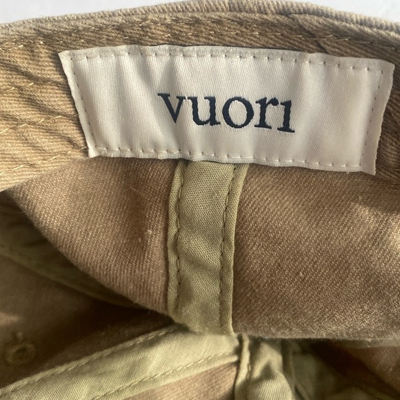 Vuori Signal Dad Hat Ball Cap in Camel Green Tan Unisex Adjustable 100% Cotton - Picture 4 of 8